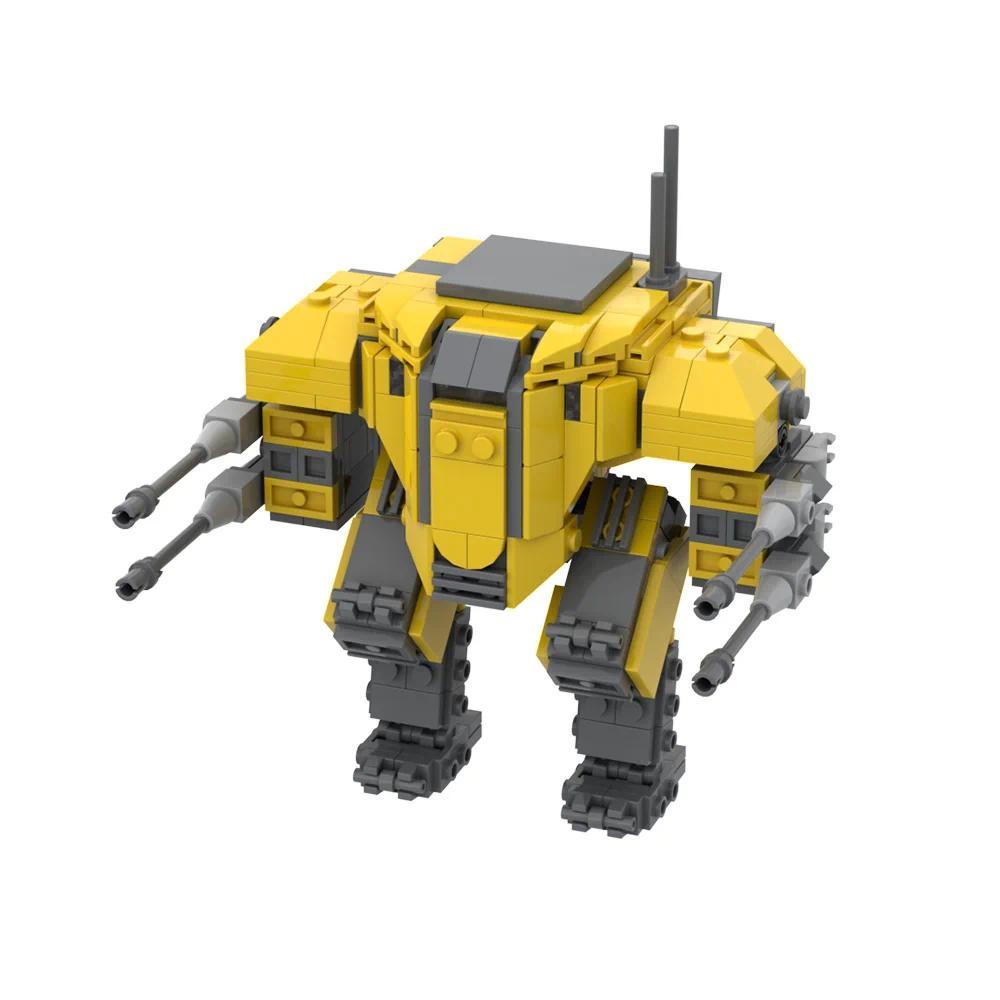 Gobricks MOC Helldivers 2 Super Destroyer Bricks Model EX Emancipator Exosuit Building Blocks Pelican-1 Shuttle DIY Assemble Toy