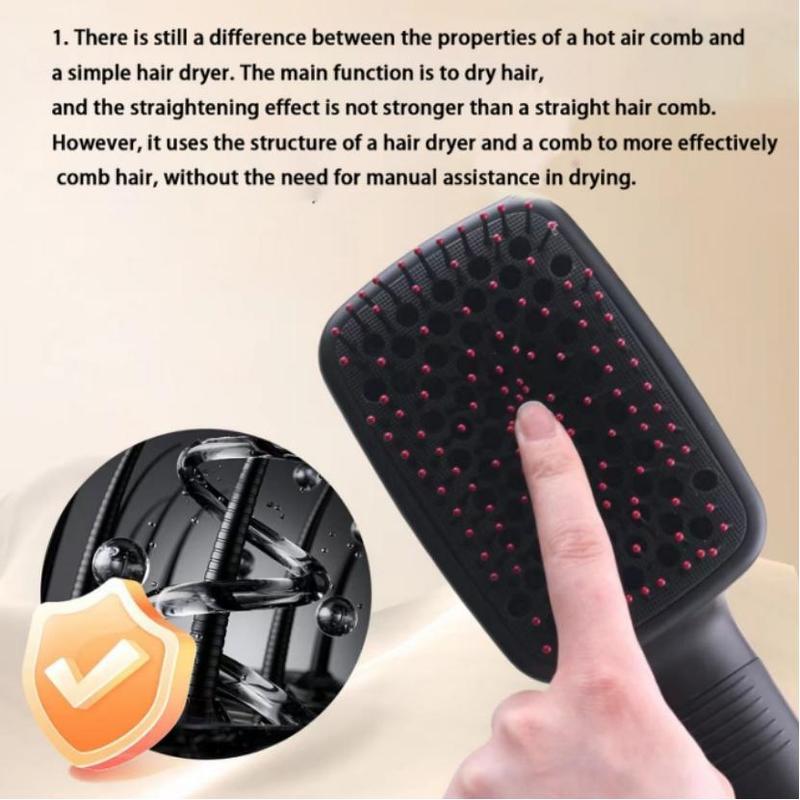 2 in 1 Comfort Comb Design Multifunctional Hair Dryer, Fast Drying Hair Styling Tool, Hairdressing Comb Hot Air Brush, Trending Products, Makeup Products, Back To School, Hair Straightener Comb 2 in 1 Comfort Comb Design Multifunctional Hair Dryer, Fast Drying Hair Styling Tool, Hairdressing Comb Hot Air Brush, Trending Products, Makeup Products, Back To School, Hair Straightener Comb