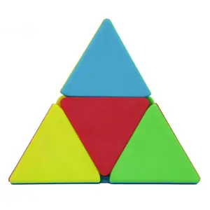 QiYi 2x2x2 Pyramid Speed Magic Cube Puzzle Toys For Children Speed Pyramid Cube Pyramid 2x2 Puzzle shaped Pyramid Cubo
