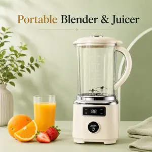 Rechargeable Portable Blender, 1L,with 30-Blade Cutter,Type-C Cordless Smoothie Maker  for Juice & Shakes, Electric Kitchen Juicing Appliance smoothy