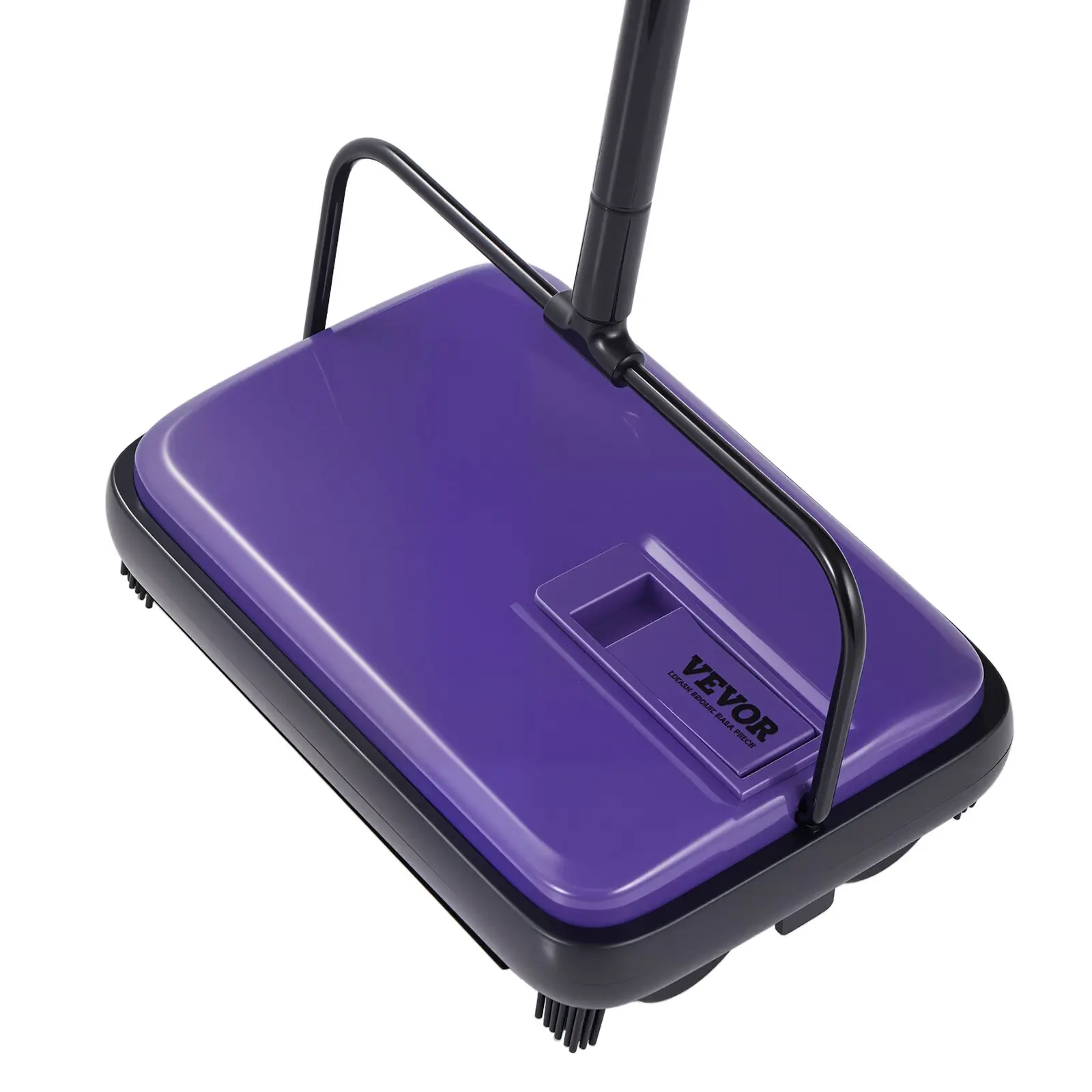 【Summerfinds】VEVOR Manual Carpet Sweeper - Manual Sweep, 0.18 lbs, 180° Swivel Head, Sweeping Paths: 7.87 in/200 mm, 300 ml±5% Dustbin Capacity, User-Friendly Design, Easy-to-Empty, for Home Users, Pet Hair & Dust, Purple