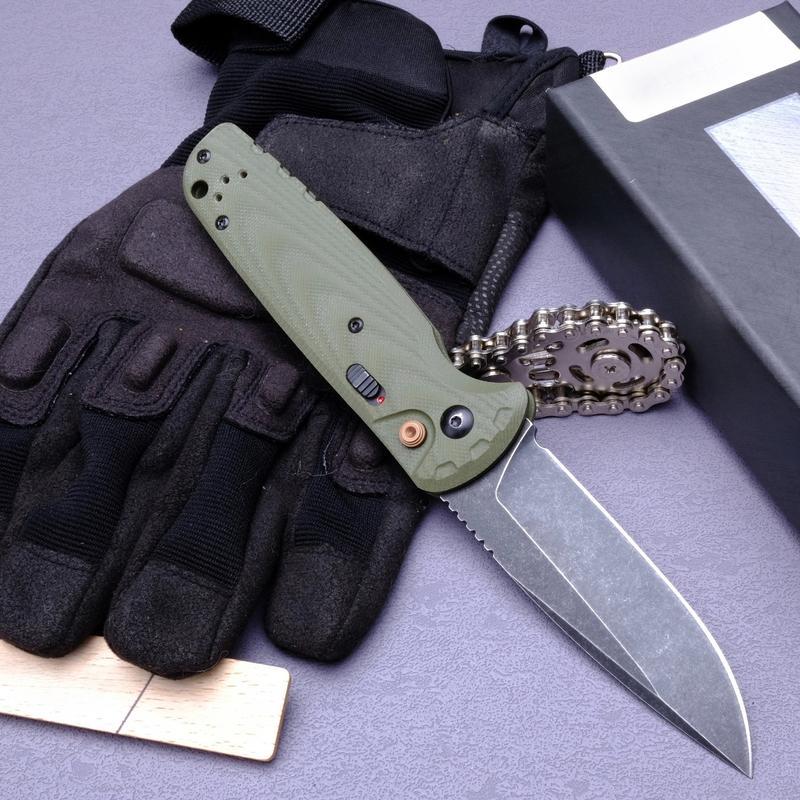 Folding knife, G10 handle, outdoor camping, driving, fishing EDC tool, anti-corrosion blade, best men's gift.