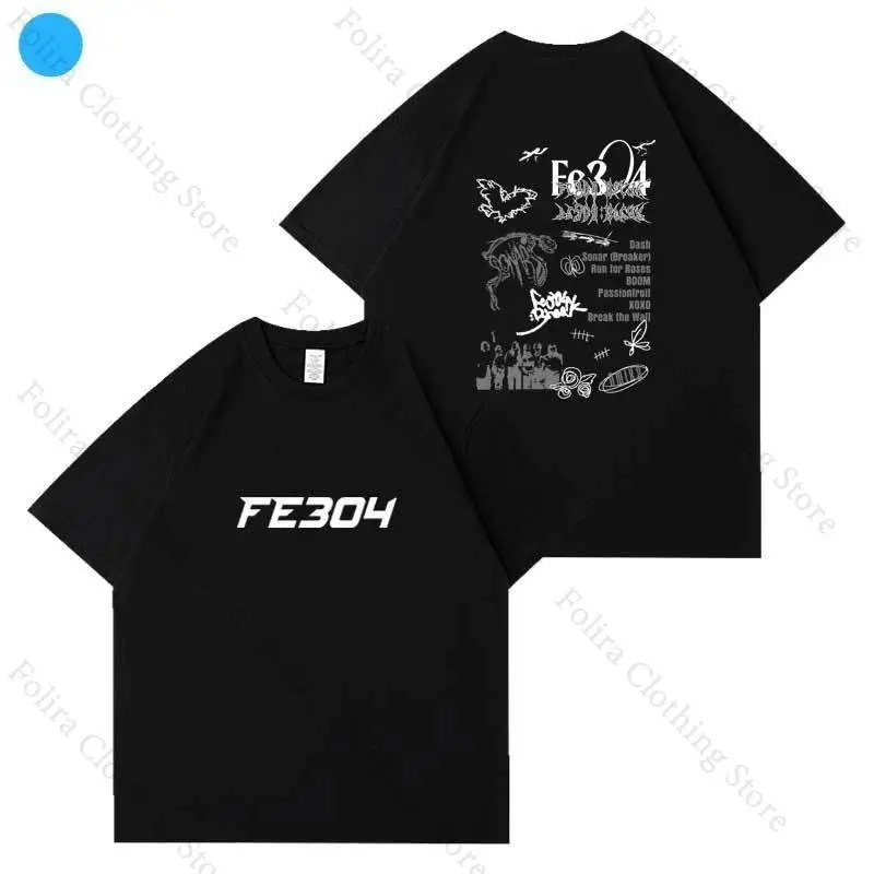 Nimixx Albume Fe3O4 Break Series T-shirt for Fans Streetwear Summer Tops Short Sleeve Tee Women's Clothing  Birthday Gift