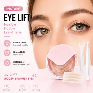 New Upgrade High Adhesive Matte Eyelid Sticker, Ultra Natural Invisible Seamless Inner Double Swollen Eye Lid Sticker, Supportive