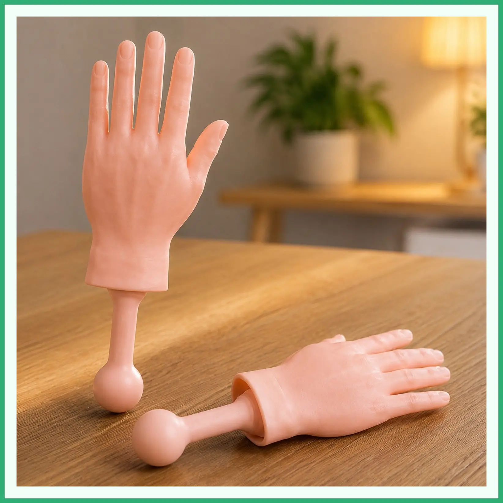 Tiny Hands (1 Pair) - Improved Little Small Mini Hand Stick Puppet - Make Anyone Laugh - Pocket Sized Hilarity and Big Laughs - TikTok Famous - Friend & Family