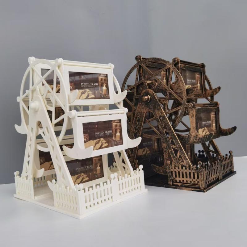 Rotating Memory Ferris Wheel, Vintage Style Display Frame for Cherished ...