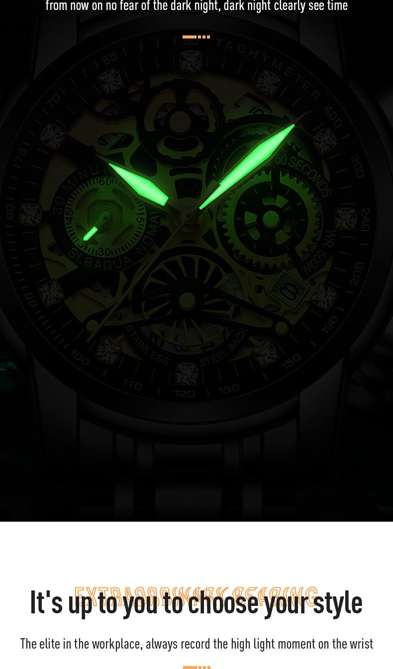 Men's Luxury Gold Skeleton Quartz Watch - Fully Iced Out Diamond Encrusted Wristwatch with Chronograph Tachymeter, Date Display, Stainless Steel Band, Perfect Gift for Him