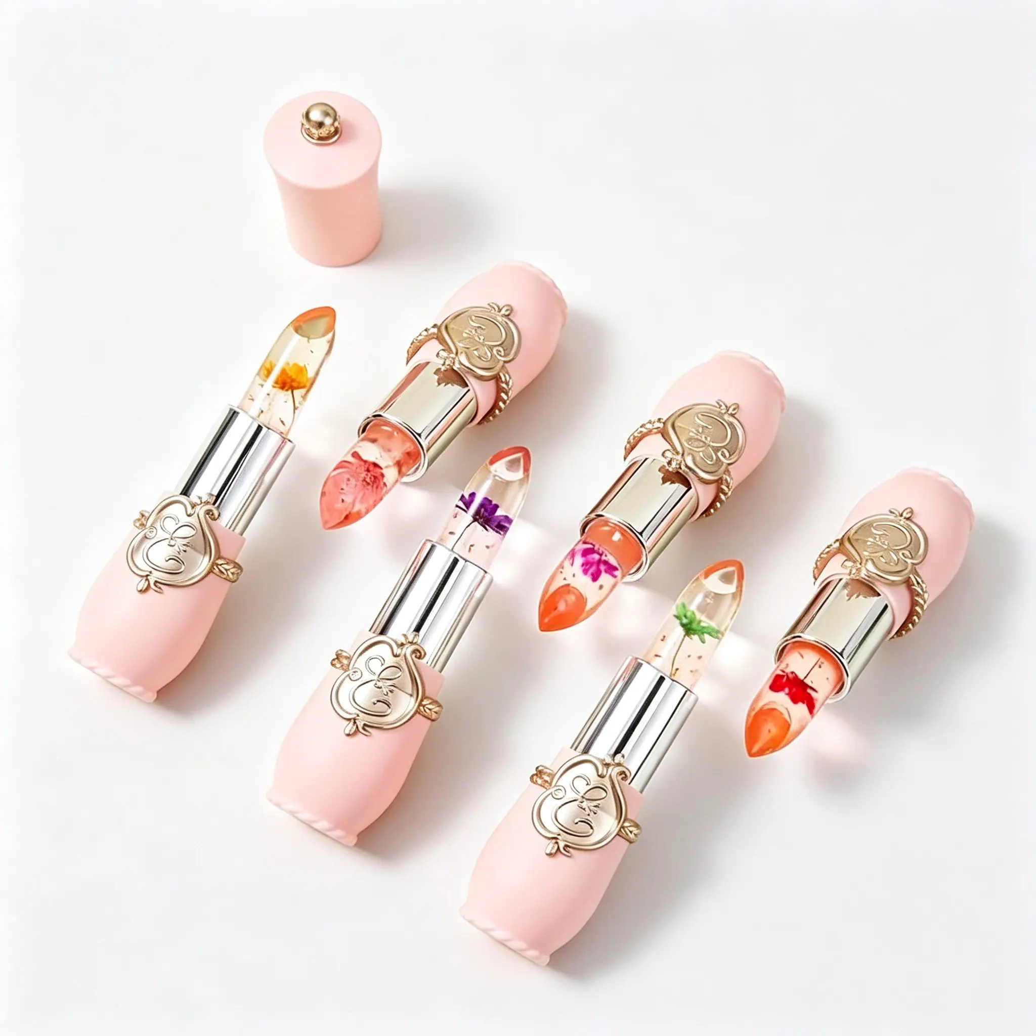 Clear Flower Ph Color Shift Lipstick Kit, Moist Long-Wear Lip Tint, Daily Use, All Skin Complexions, Perfect for Everyday Makeup, Lipstick Long Lasting