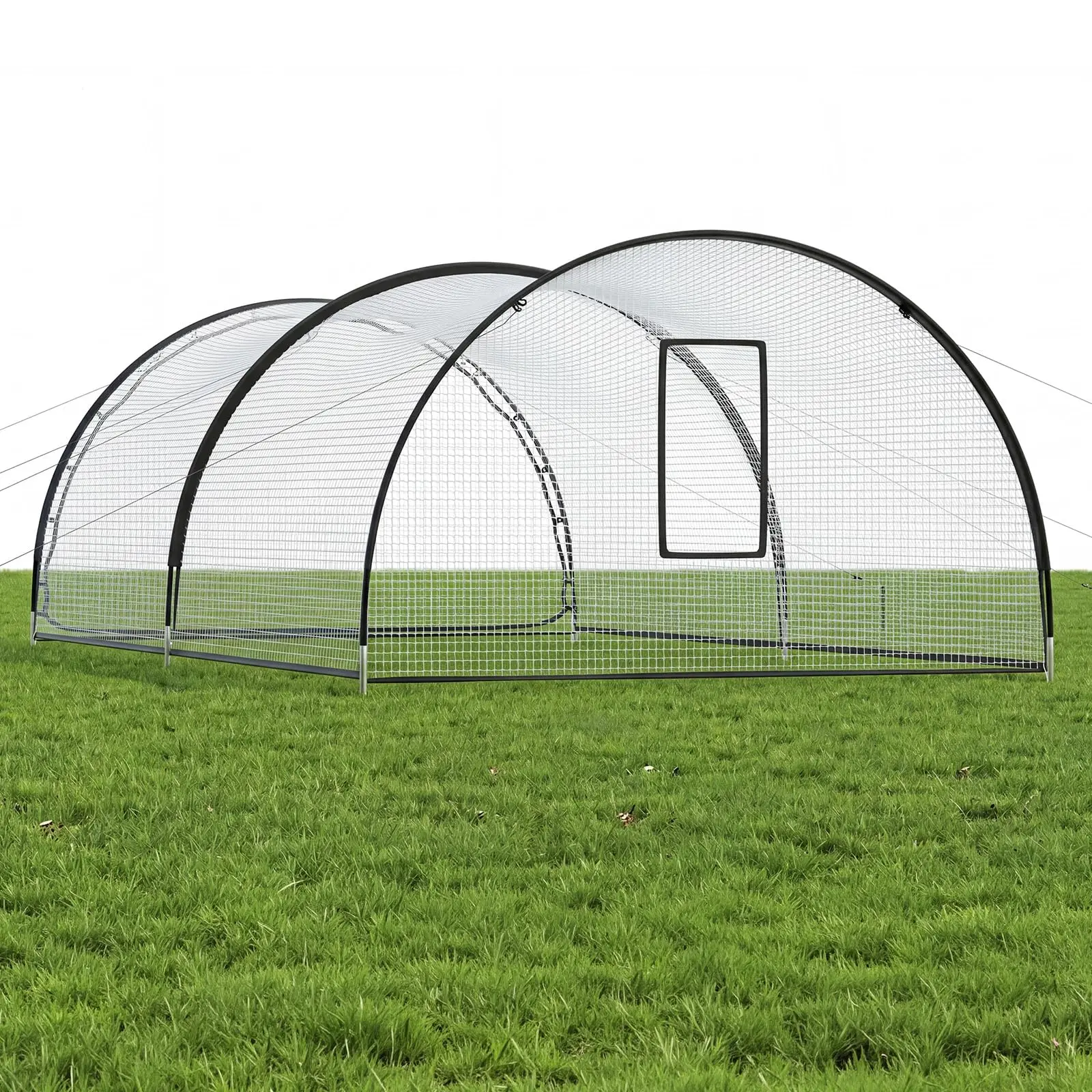 Baseball Batting Cage,Portable Net Batting Cages for Baseball and Softball,Baseball Pop Up Cage with Pitching Machine Hole and Detachable Door