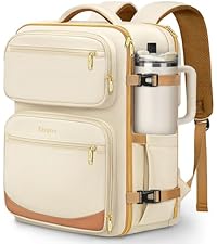 Women's Travel Backpack, Carry-On Backpack with USB Charging Port and Shoe Pocket, TSA Approved 15.6inch Laptop Backpack for Flight, College Nurse Bag Casual Backpack, Suitable for Weekend Business Hiking Trips, Pink