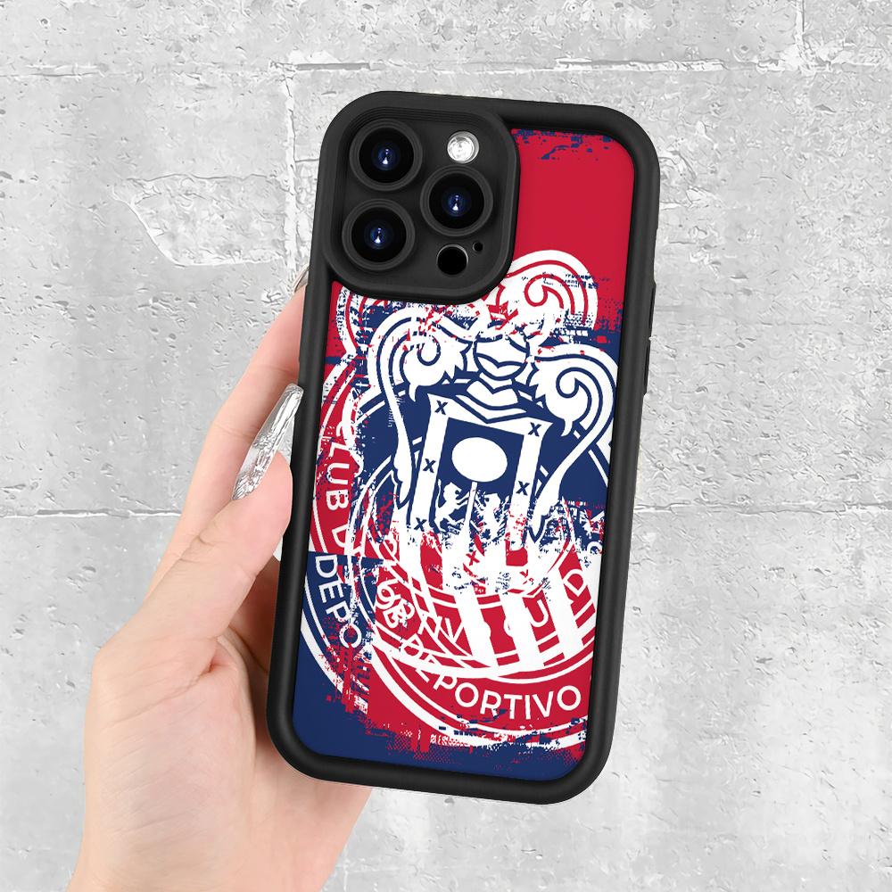 Mexican-Style Club Badge Art iphone Case.Camera Protection, Shock Resistance, And a Non-Slip Matte End. This Lightweight Luxury Design Features UV Printing And Is Compatible with iPhone 17 E Air Pro ProMax iPhone16 15 14 Plus 13 12 Mini 11 X XS XR