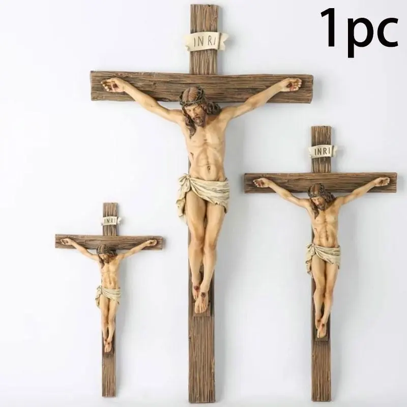 New cross pendant, religious home decoration suitable for Halloween, Christmas, Easter and New Year. Universal decoration item, seasonal wall hanging decoration, religious goods.