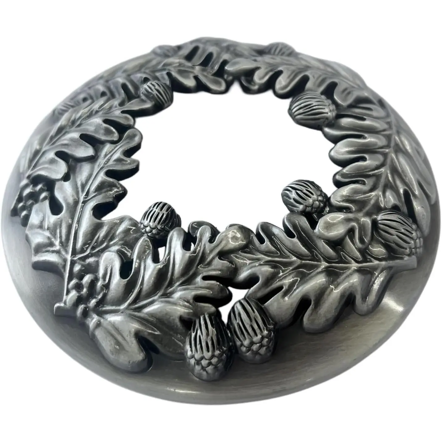 3.74 Inch Silver Zinc Alloy Candle Topper Cover for Jar Scented Candles, Decorative Jar Lid Shade Sleeves to Help Burn Evenly