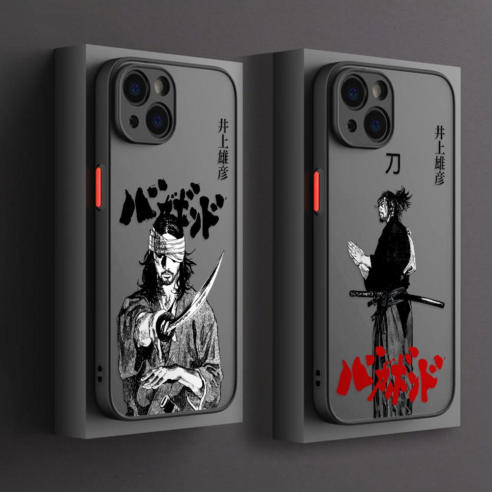 Vagabond Inoue Takehiko Phone Case for iPhone 17 16 15 14 13 12 11 Pro Max X Xs Matte Transparent Hard Cover