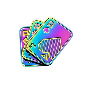 Alloy Magnetic AK Snap Push Card All-Metal Fidget Poker Toy Portable Novelty Stress Relief Gadget Finger Fidgets Hand Fidget