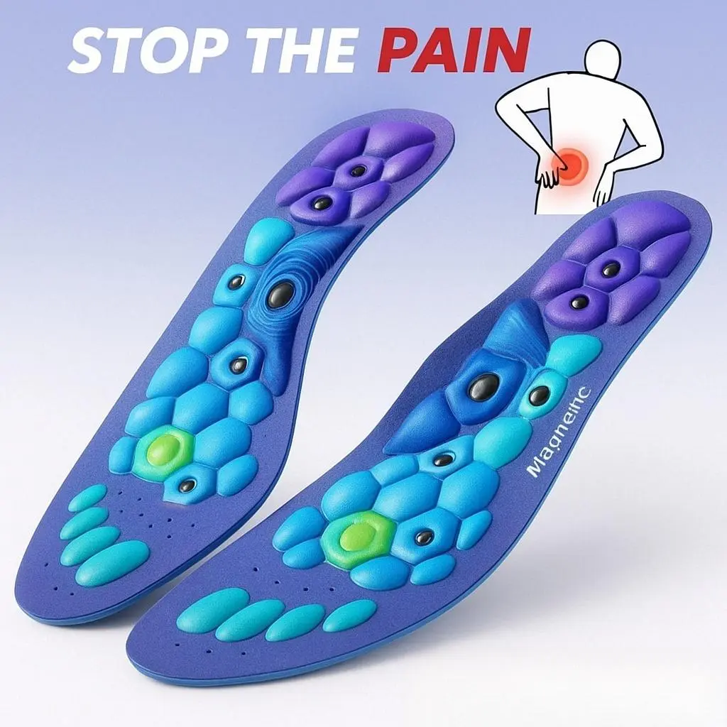 Shock Absorbing Insoles for Men & Women – All Day Comfort, Arch Support, Pain Relief, Cut to Size, Fits Running Shoes & Work Shoes