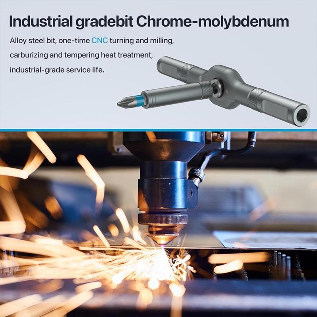 24-in-1 Magnetic Screwdriver Kit, Precision Ratchet Screwdriver with Removable Handle, Versatile Tool for All Your Repair Needs,Holiday gifts