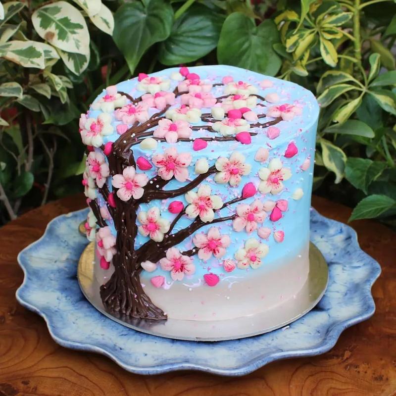 Peach Blossom Shape Molds 4 count,   Leaf Fondant  Molds for Cake Decoration Candy Sugar Cupcake Topper Cake Pop Popsicle Polymer Clay Crafts