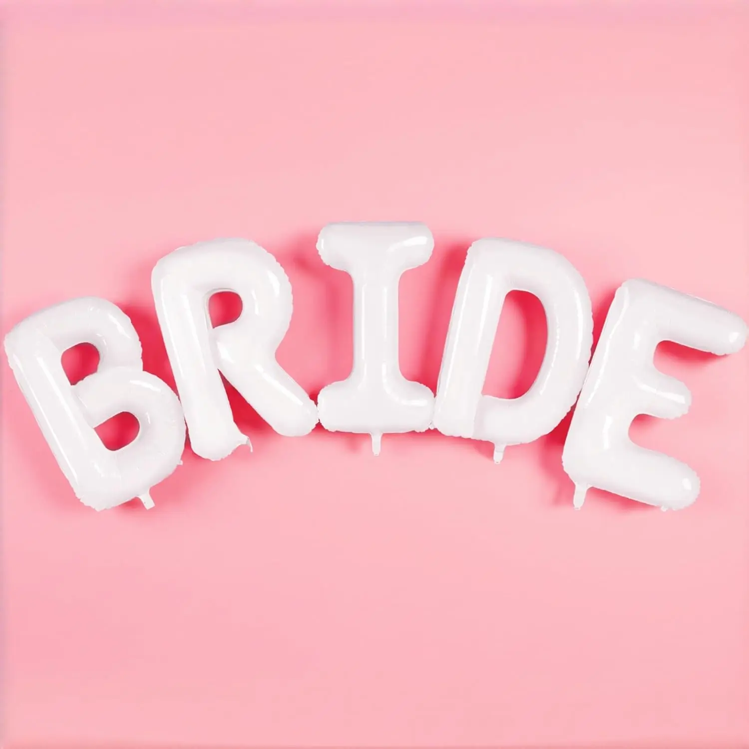 40inch Bride Balloons -  Bride to Be Balloons for Bridal Shower Bachelorette Party Decorations and Engagement Party Supplies (White)