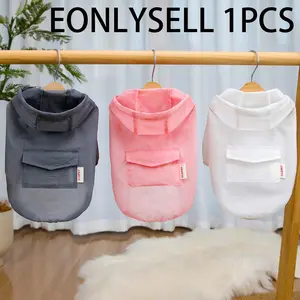 New Spring and Summer Cool Dog Clothes, Cat Clothing, Small Animal Shirts, Vests - Breathable and Cool Two-Legged Suits, Onesies, English Style Casual Sun Protection Dog Clothes for Small Animals
