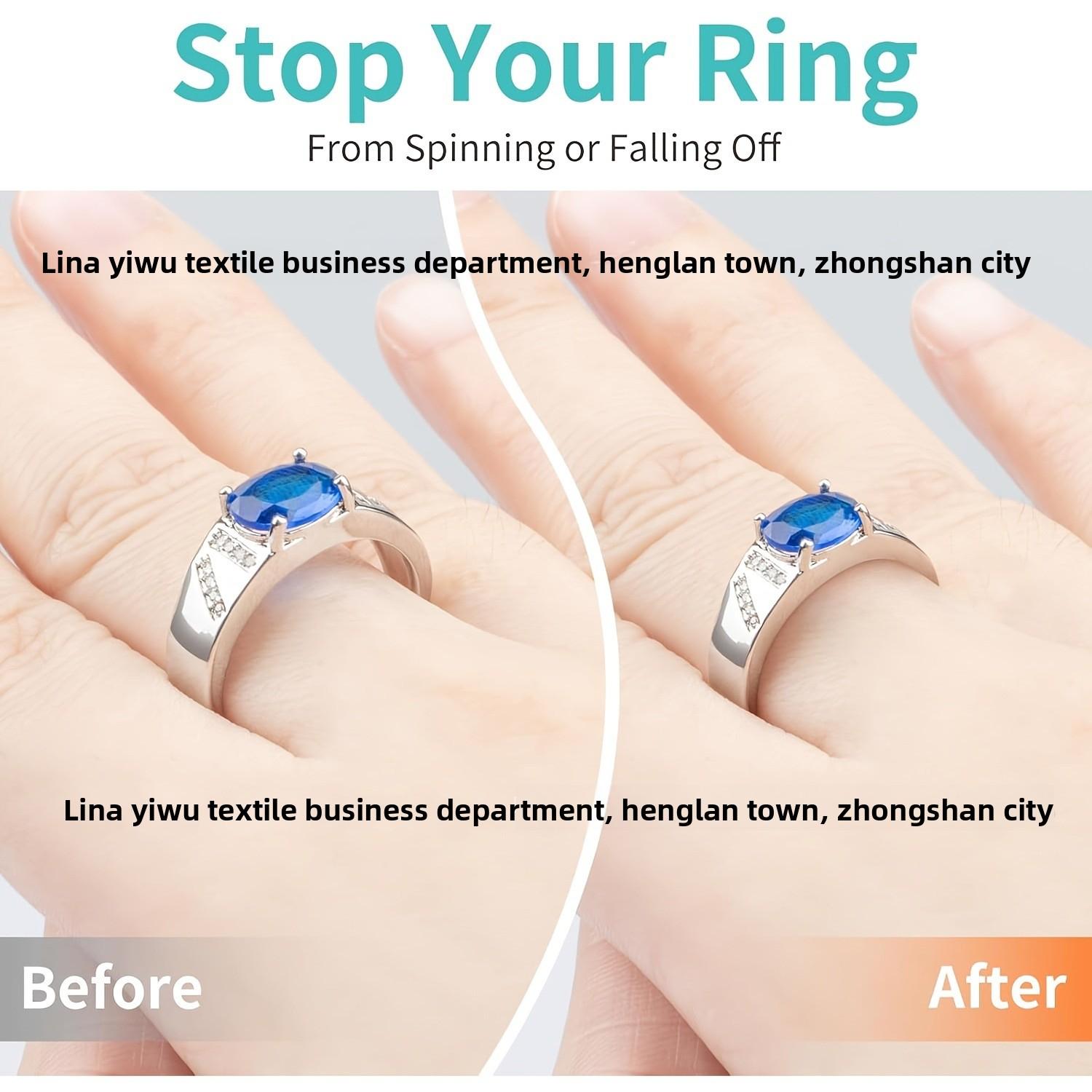 Creative plastic ring size adjustment artifact, with square wipe DIY wedding jewelry accessories