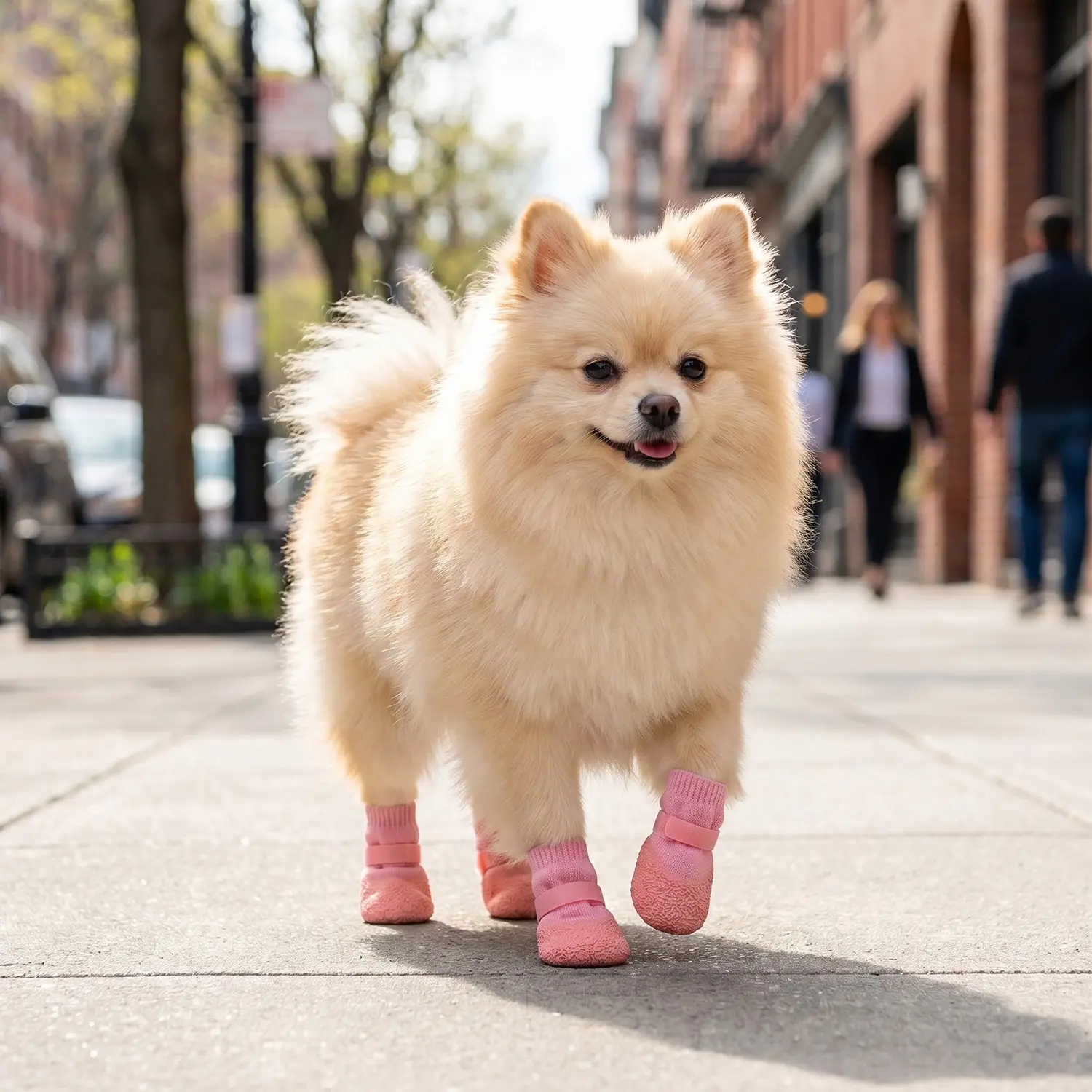 4pcs Dog Shoes Waterproof Socks, Dog Rain Boots, Anti-Slip Soft Sole Durable Pet Shoes, Outdoor Sports Puppy Foot Covers, for Shiba Inu, Poodle, Corgi, Rainy Day Pet Footwear