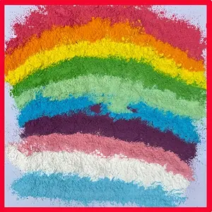 Colorful Corn Starch Rainbow Run Powder, Perfect for Festive Entertainment, Ideal for Various Holiday Activities, Fun Group Events
