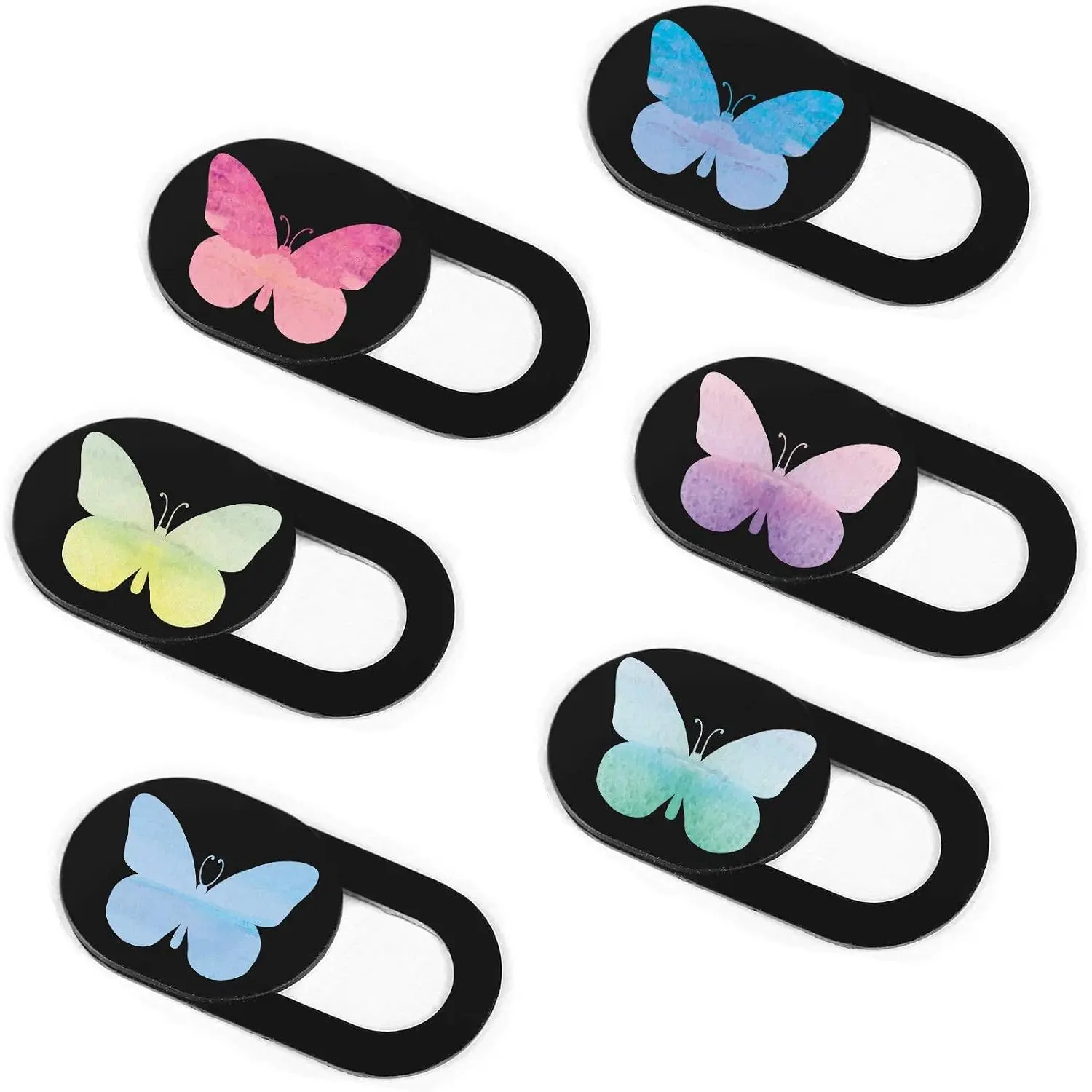 Webcam Cover Slide 6 Packs Ultra-Thin Camera Covers for  Laptop Desktop Smartphone to Protect Your  and , Butterfly