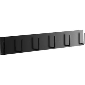Magnetic Key Holder for Wall, Magnetic Key Hook with 6 Hooks for Metal Entrance Door, Refrigerator,Kitchen, Magnetic Key Hanger, Magnetic Key Rack for Hanging Keys, Towels and Kitchen Utensils