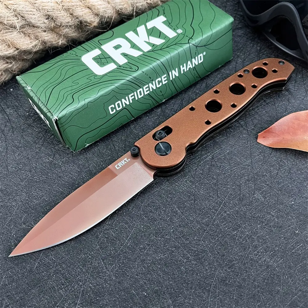 Camping Mini Hiking Folding Pocket Knife, Portable Fishing Multi-Function Knife, Nylon Fiber Handle, D2 Blade, Daily Carry Gear