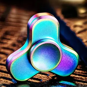 Mini Alloy Fidget Spinner: Premium EDC Stress Reliever & Focus Toy for Adults & Kids
