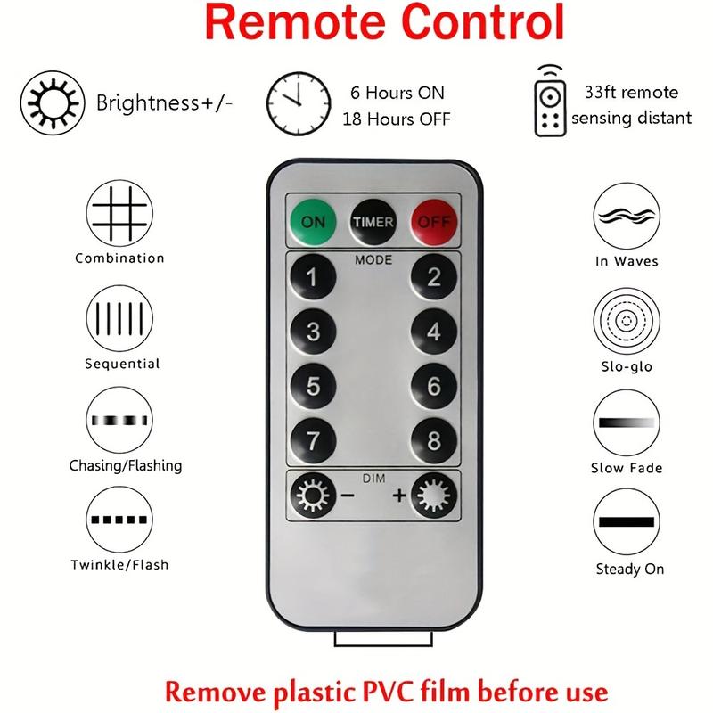 1set 9.84ft LED Curtain Fairy Lights, 300 LED Remote Control Curtain Lights, Plug In Fairy Curtain Lights, Window Wall Hanging Curtain String Lights for Bedroom Backdrop Wedding Party Xmas Indoor Decoration-Decorative