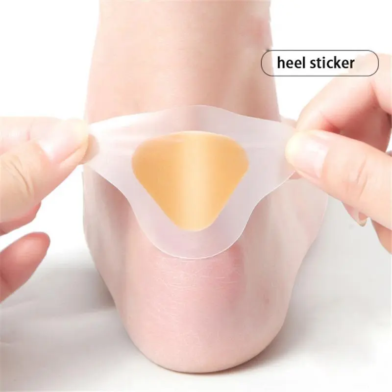 10pcs Gel Heel Protector Foot Patches Adhesive Blister Pads Heel Liner Shoes Stickers Pain Relief Plaster Foot Care Cushion Grip Heel Grips