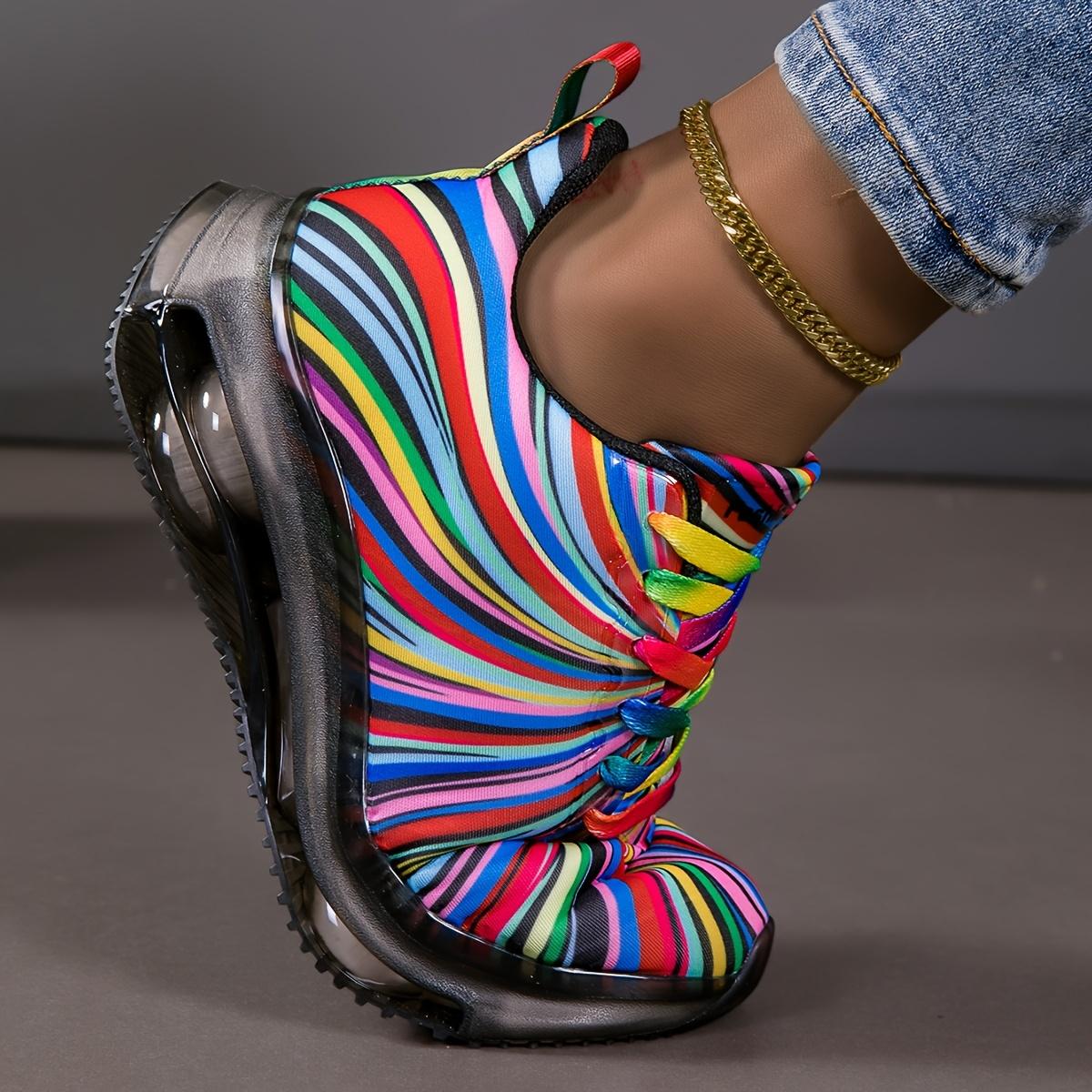 【QUAWUJIE】Men Women Walking Running Sneakers 2026 New Arrival Air Cushion Thick Bottom Breathable Non Slip For Outdoor Fitness Daily Wear