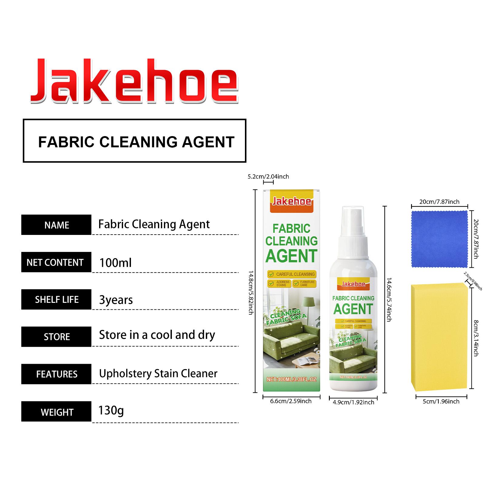 Jakehoe Fabric Sofa Dry Cleaning Agent, Fabric Curtains, Carpets, Home Stain Remover, Daily Household Cleaner Jakehoe Fabric Sofa Dry Cleaning Agent, Fabric Curtains, Carpets, Home Stain Remover, Daily Household Cleaner