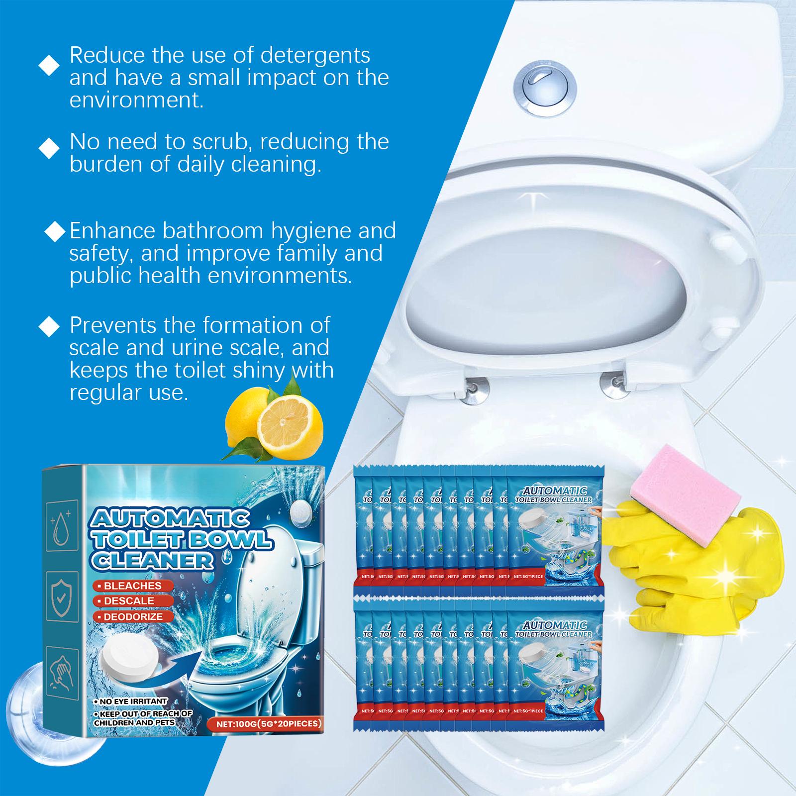 Toilet Cleaning Plate Toilet Easy Cleaning Decontamination Efficient Descaling Deodorant Toilet Cleaner Effervescent Tablets
