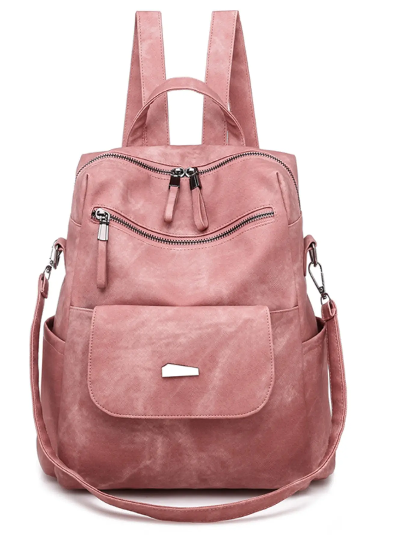 Large Capacity Women's Commuter Casual Backpack, Fashionable Vintage Shoulder Bag, Stylish Retro Crossbody Bag for Daily Use