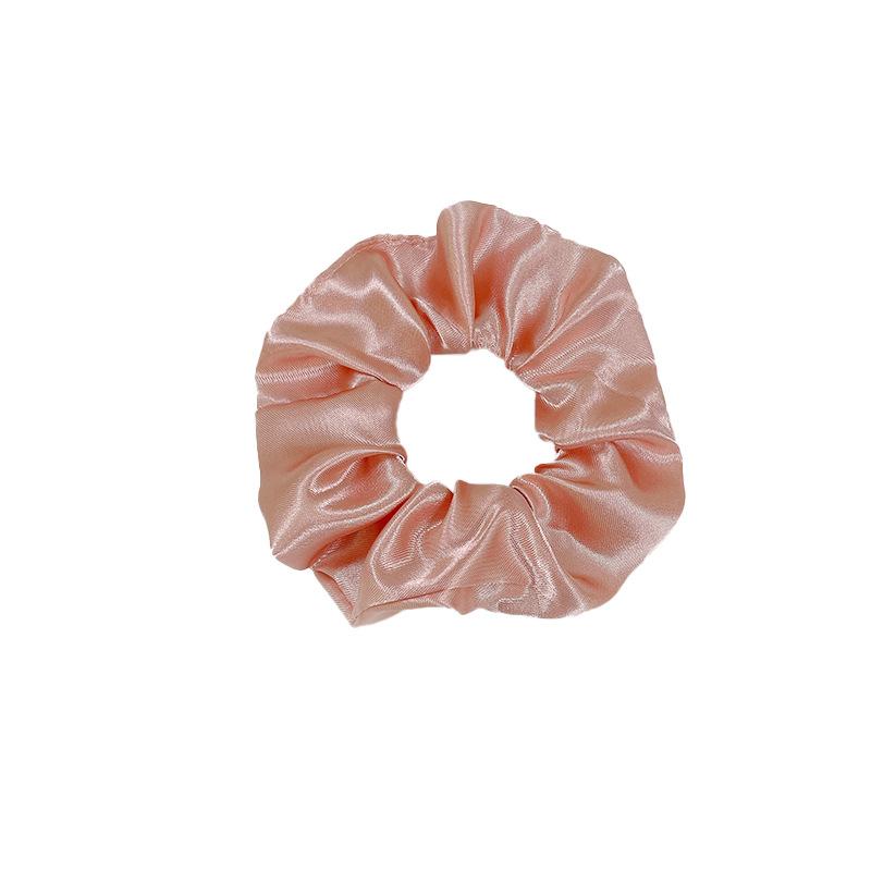 Hot Selling Solid Satin Scrunchies, French Style Hair Ties, Soft Silk Hair Accessories for Women Girls Ponytail Holder