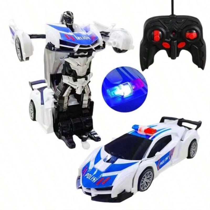 Crash-Resistant Remote Control Car Toys Four-Wheel Drive Powerful Power Cross-Country Climbing Stress-Free Super Gift with Realistic Sound & Light Effects