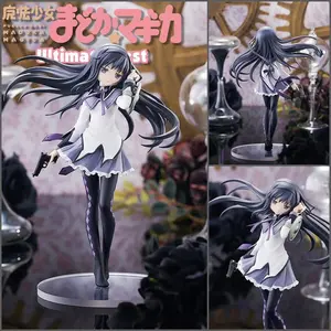 17cm Madoka Magica figure Akemi Homura Anime PVC Model Birthday Present Ornaments Collectible Toys Doll Children Birthday Gift