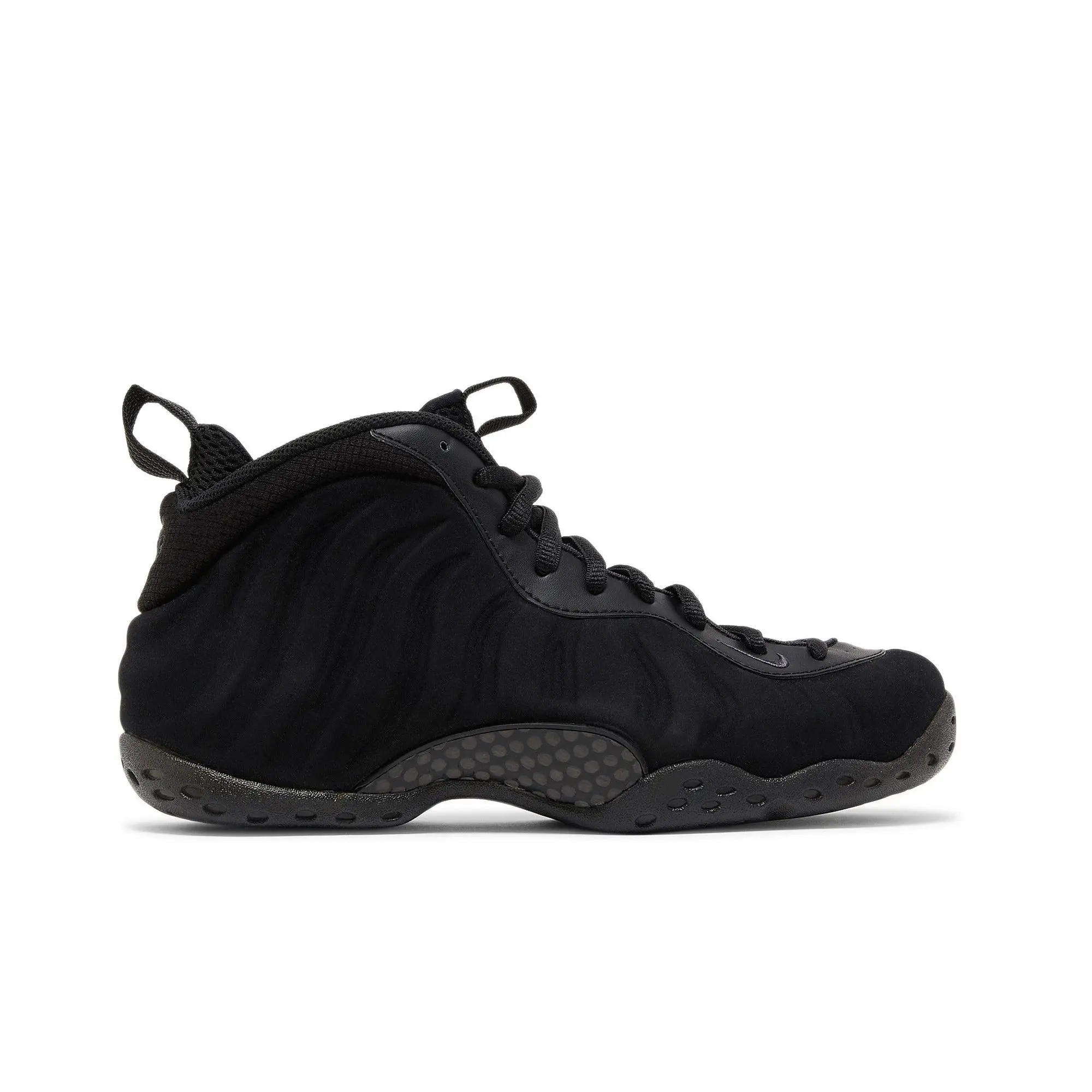 Nike Air Foamposite One Prm 'Triple Black' (Unisex) Black/Anthracite retro basketball shoes 575420 006