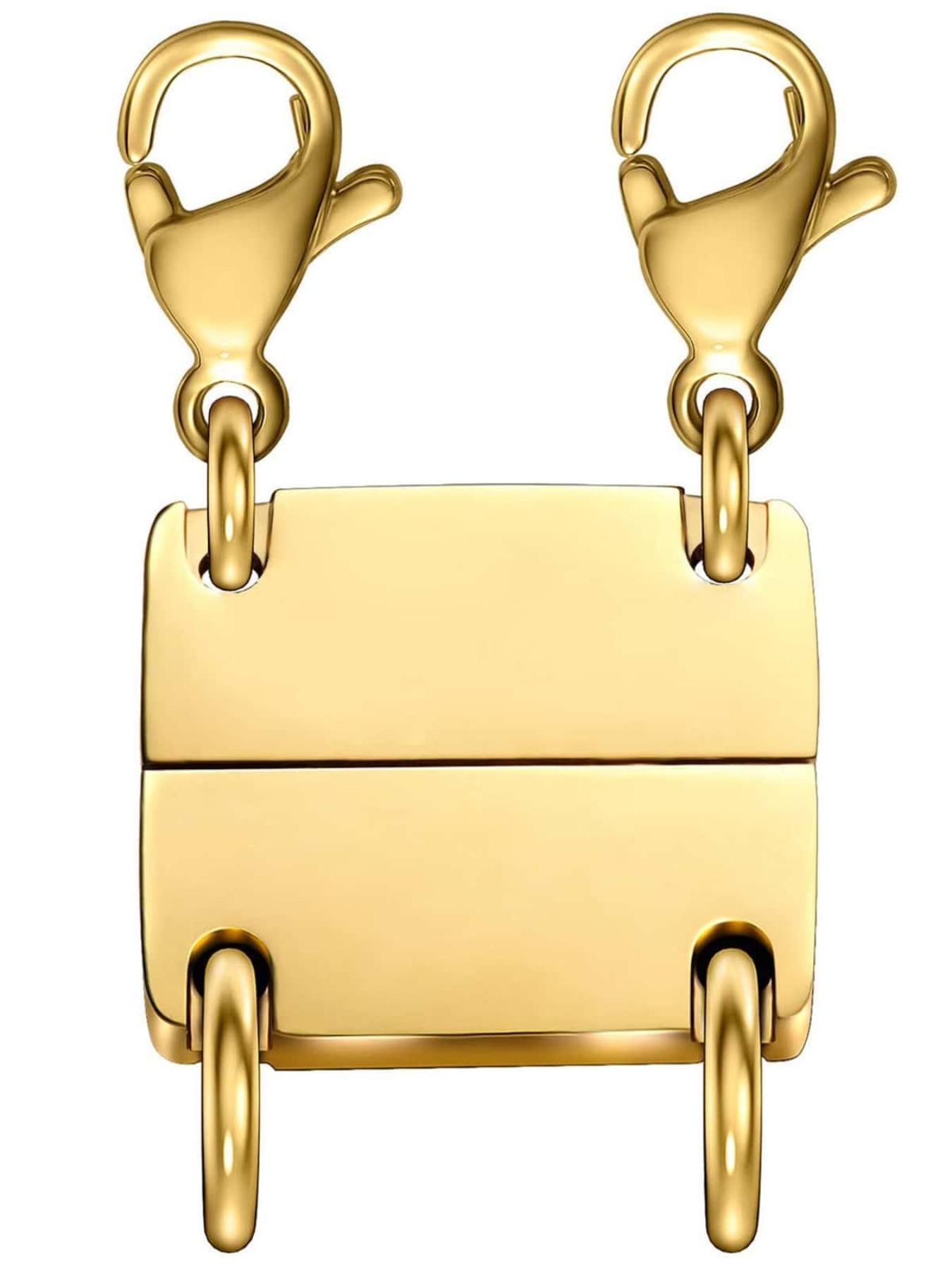 Magnetic Necklace Clasp, Stainless Steel Clasp, Fashionable Jewelry Accessories for Women & Girls, Trendy All-match & Exquisite Jewelry for Birthday Gift