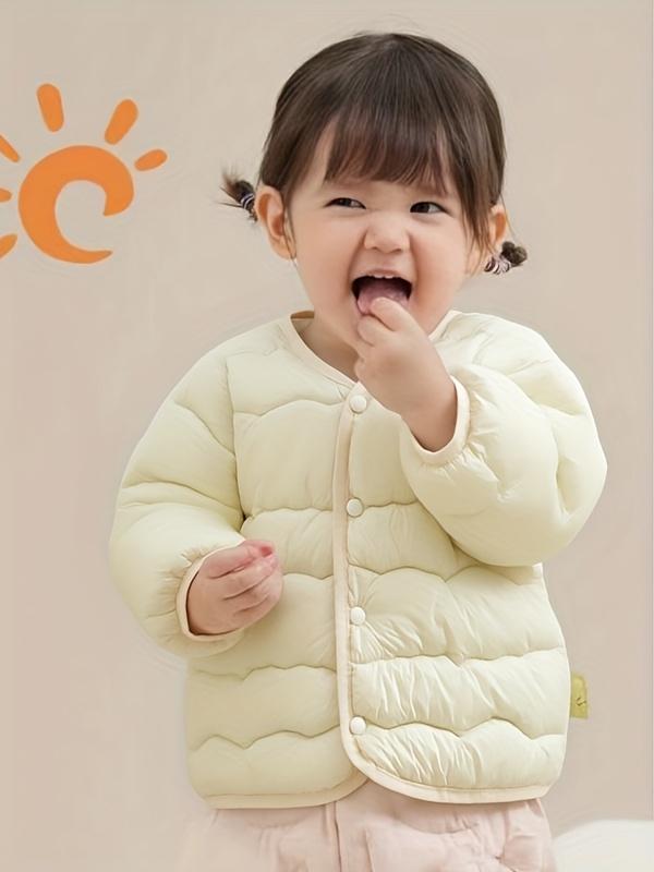 1-2-3-4-5-6 Years Boys & Girls Winter Vest - Warm Sleeveless Coat with Button Front Closure, H-Line Silhouette, Non-Stretch Fabric for School, Christmas, Winter Clothes, School Uniform, Casual Style, Durable Construction, Outerwear