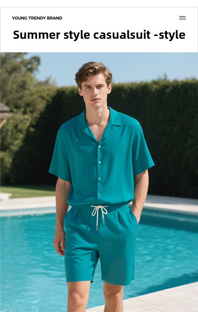 2026 Summer Cross-Border Amazon 3D Sports Set: Thin Shorts, T-Shirt, Short-Sleeve Casual Sports Shorts and Short-Sleeve Top