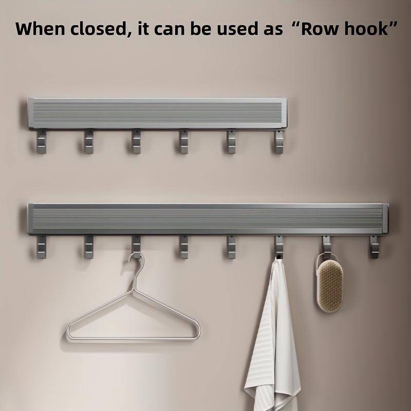 Compact Design Space-Saving Invisible Folding Balcony Net Cloth Drying Rack Accessories Laundry