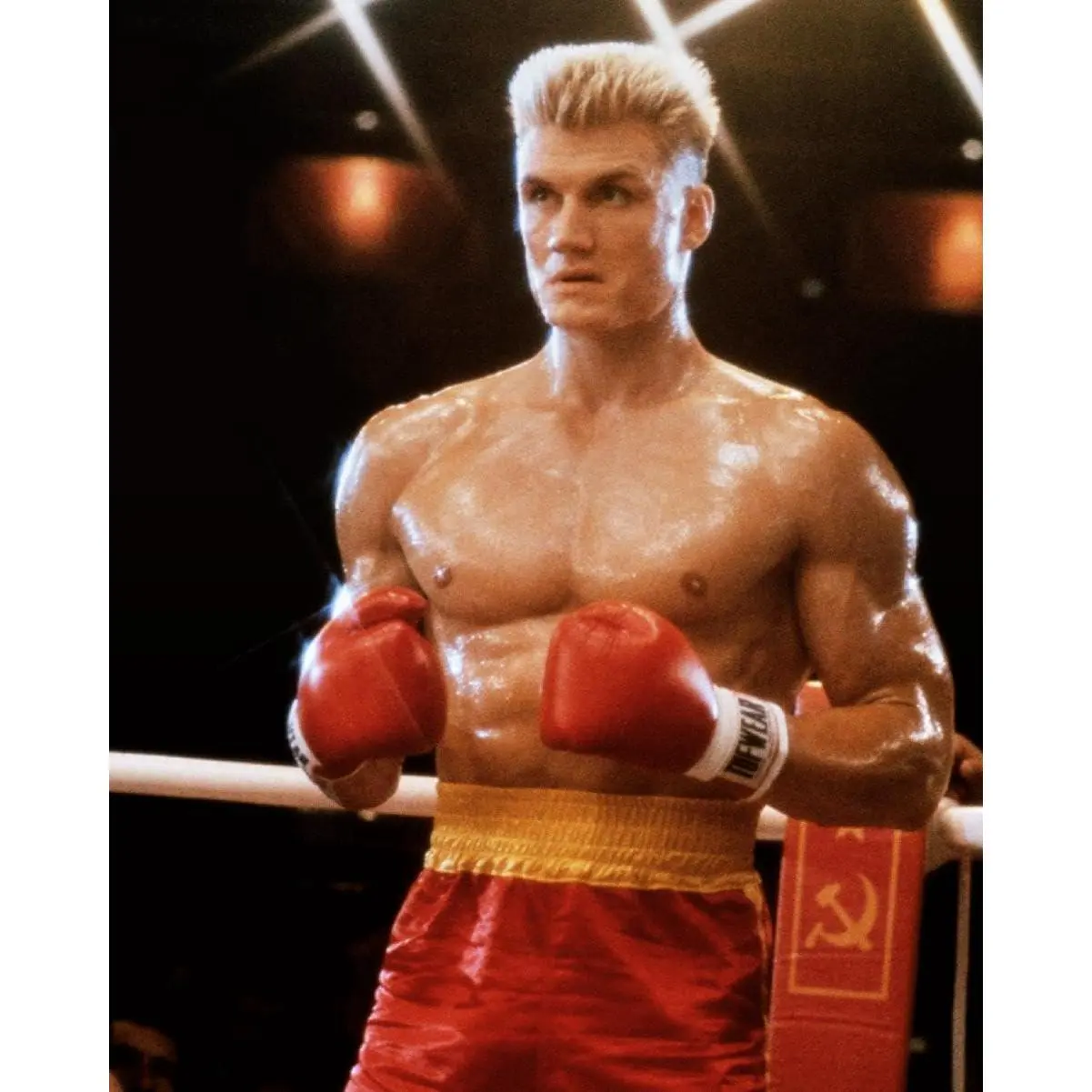 Rocky IV (1985) Dolph Lundgren Canvas Art Poster Print, Modern Art Wall Decor, Artwork for Bedroom Home Supplies, Frame-Style