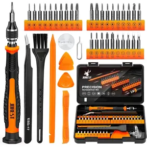 40Pcs Small Precision Screwdriver Set (S2 Steel), Magnetic Screwdriver Set with Torx T5 T6 T8, Mini Repair Tool Kit for Macbook, Computer, Laptop, iPhone, PS4 PS5,,, Glasses, Watch