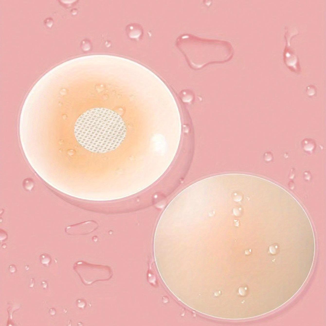 5 Pairs of Reusable Silicone Nipple Covers, Soft Women's Strapless Bra Petals, Lift and Support Breast Adhesive Pasties for All Occasions