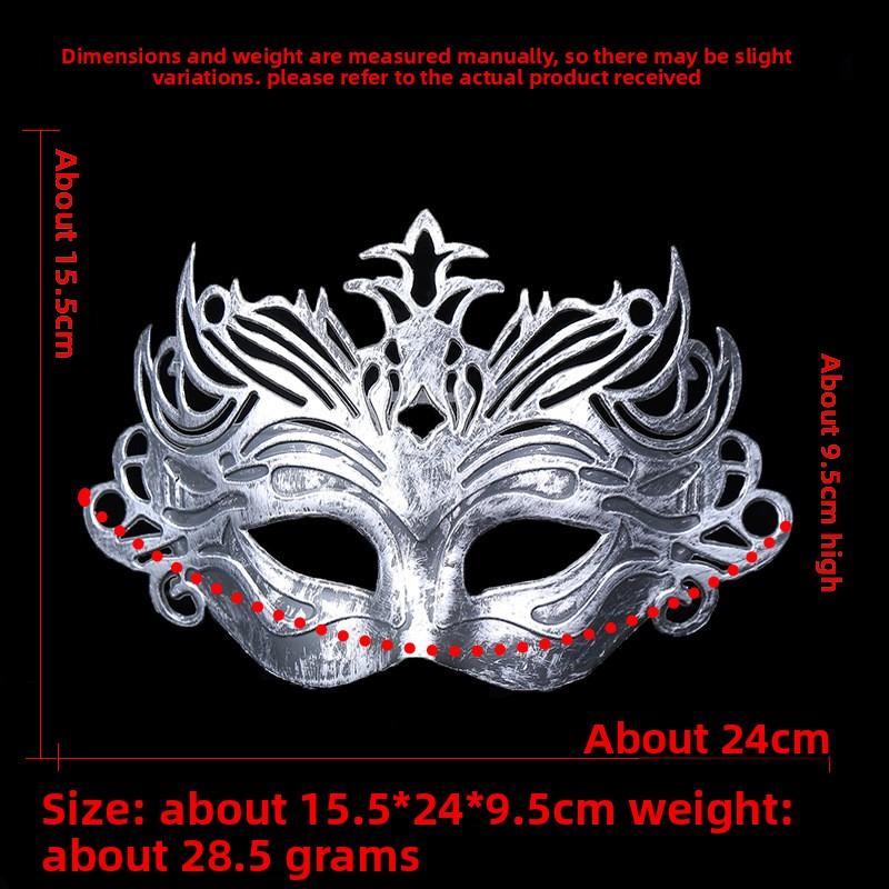 New Arrival Vintage Style Plastic  for Men, Trendy Party Decor & Masquerade Costume Prop domino