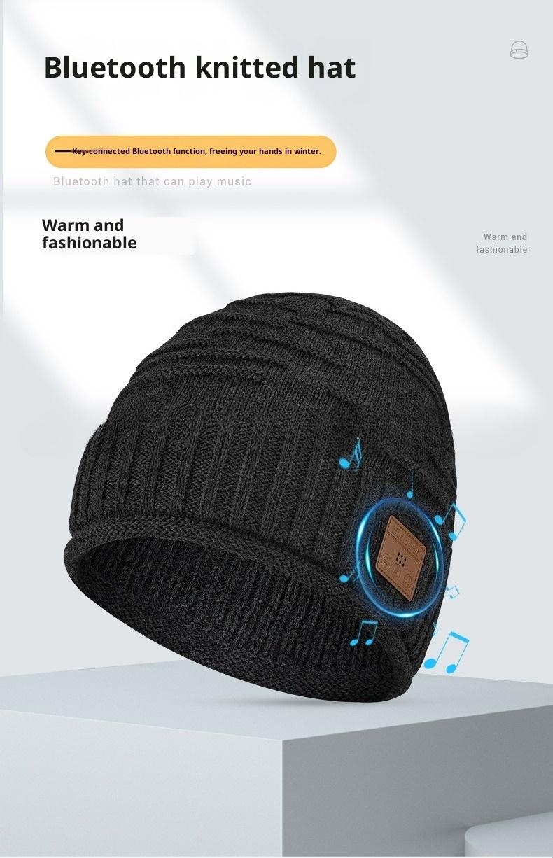 BIGWIG Unisex Bluetooth Knit Hat, Winter Music Hat, Hands-free Earphone, Washable Wireless Earphone Hat, Fleece-lined Warm Knit Hat, Music Hat, Christmas Gift, Novel Music Gift, Suitable for Running, Fishing, Cycling BIGWIG Unisex Bluetooth Knit Hat, Winter Music Hat, Hands-free Earphone, Washable Wireless Earphone Hat, Fleece-lined Warm Knit Hat, Music Hat, Christmas Gift, Novel Music Gift, Suitable for Running, Fishing, Cycling